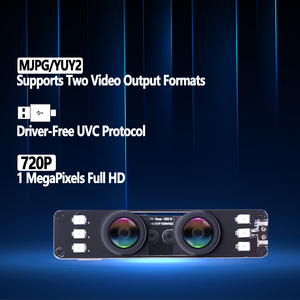 1MP 720P 30FPS 3D Dual Lens GC1084 Customizable USB <strong>Camera</strong> Module for Facial Recognition and <strong>IR</strong> <strong>Camera</strong> for Night Vision DS51M05D