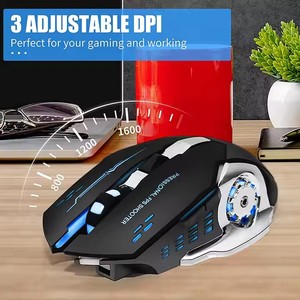 2025 Bunte RGB-Gaming-Maus 2.4G Dual Mode Silent und wiederauf ladbare Wireless-Maus Computer zubehör Wireless-Maus - Product Image 6