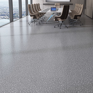 70g 100g linolyum PVC halı rulosu döşeme Modern parke tarzı otel uygulaması için kaymaz vinil - Product Image 1