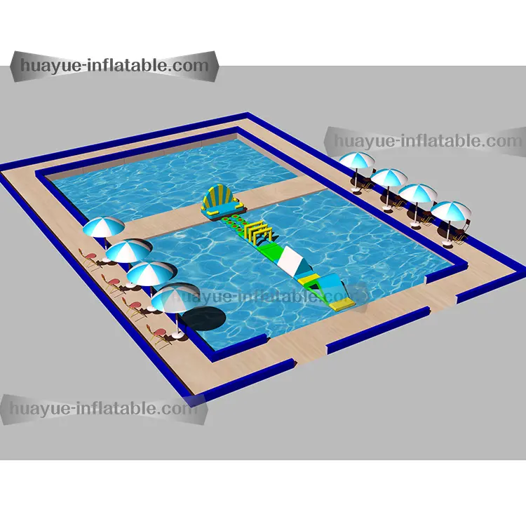 Parque Acuático inflable de alta calidad para adultos, Parque Acuático flotante para Lago/playa