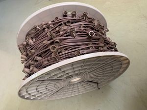 Cadena de luces navideñas <span class=keywords><strong>LED</strong></span> GY C9 de 12 \ "espaciado, 1000 pies, clasificación IP65 para decoraciones festivas