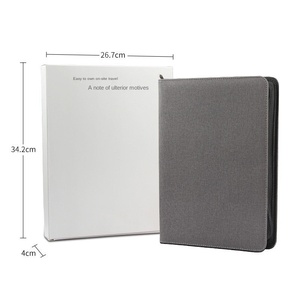 A4 Power Bank Manager Clip Mobile Power Notebook Charging Folder Board <strong>Contract</strong> <strong>Book</strong> Zipper Bag Customization - Product Image 4