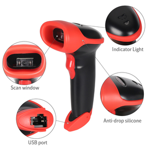 MINJCODE MJ2816 1D Wried <strong>CCD</strong> Barcode Scanner USB Read Barcode From Mobile-computer Screen - Product Image 5