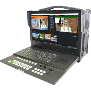 Trasmissione in diretta professionale sistema di produzione live portatile a 8 canali con ingressi 4 SDI 4 HD adatti a tutti gli eventi in studio dal vivo - Product Image 1