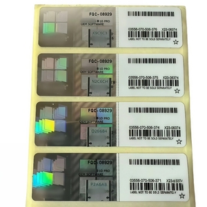 Licenza Win <span class=keywords><strong>10</strong></span> Pro con Adesivo COA Argento e Chiave OEM, Codice Garantito per 12 Mesi, Spedizione Gratuita DHL/Fedex - Product Image 2