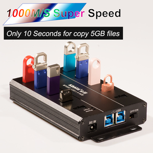 工厂批发USB3.0交换机集线器<span class=keywords><strong>8</strong></span>端口坞站，具有快速充电和数据传输功能
