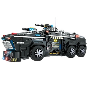 ขายปลีกขายนักเรียนเด็กทางปัญญาชุดการศึกษาJuguetes Swat Carrier Loaderรถของเล่น - Product Image 1