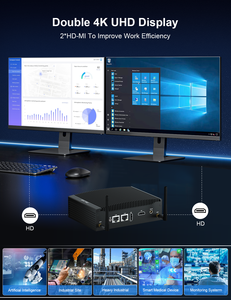 New Design Mini Industrial PC H7-i3-7020U 8*USB Dual COM Fanless EU Plug DDR4 RAM Intel <strong>Linux</strong> Win <strong>Operating</strong> <strong>System</strong> Hot Style