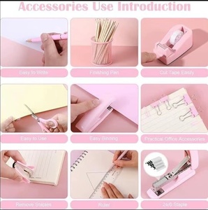 Bán Buôn Sinh Viên Văn Phòng Phẩm Thiết Lập <span class=keywords><strong>Stapler</strong></span> Kéo Băng Dispenser Staple Pin Cho Sinh Viên Và Nhân Viên Văn Phòng - Product Image 4