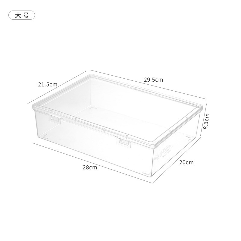 Transparent Flip-Top Design, Large Size