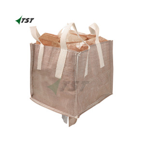 Ihre speezialisten Fur <span class=keywords><strong>asbest</strong></span> กระเป๋าตาข่ายฟืนถุงตาข่าย1000L สำหรับบรรจุฟืนผ้าทอที่ทนทานพร้อมห่วง - Product Image 4