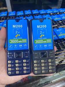 M200 GSM 2GBAR電話デュアルSIMカードビッグキー2.4インチスクリーンモバイル携帯電話老人女性MP3レコーダー用 - Product Image 6