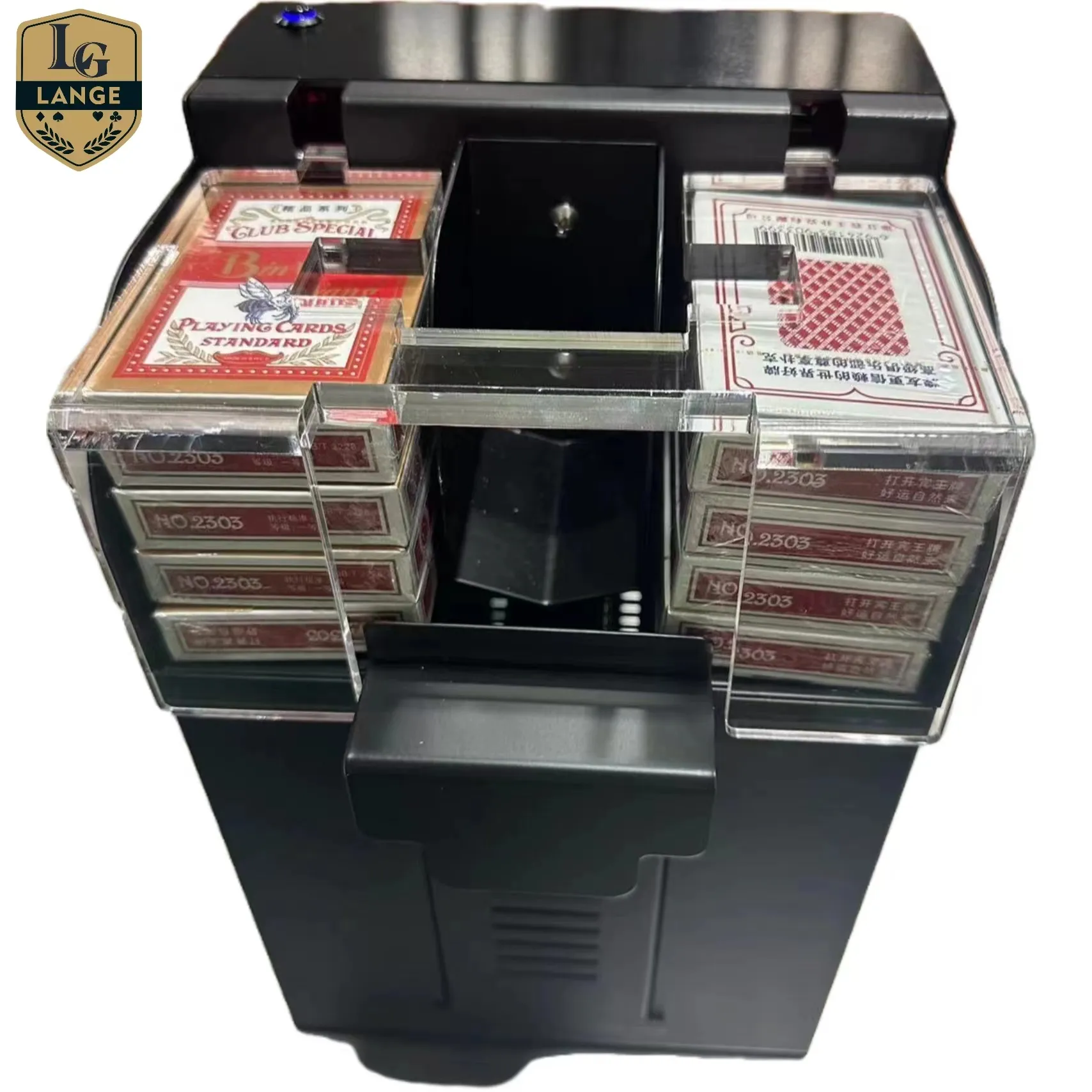 Máquina Shuffler de pôquer automática para cassinos com 8 baralhos