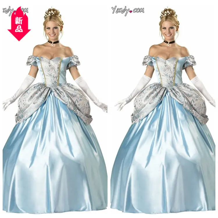 Tv Movie Costumes Court Blue Halloween Women ssi Princess Halloween Snow White Costume Cosplay Costume Halloween