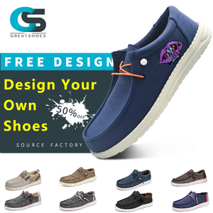 Greatshoes定制印花鞋Dropshipping，蓝色休闲鞋男士制造商，平底鞋男士穿