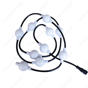 IP65 Rated 3D RGB <strong>LED</strong> <strong>DMX</strong> Ball <strong>String</strong> Lights PC Body Pixel Strip Bulb Lighting - Product Image 3