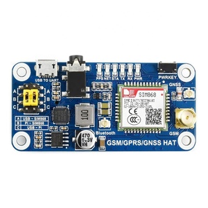 SIM868 40PIN <strong>GPIO</strong> GSM/GPRS/GNSS HAT for <strong>Raspberry</strong> <strong>Pi</strong> 2B/3B/3B+/<strong>Zero</strong>/<strong>Zero</strong> <strong>W</strong> Support SMS Data Transfer ect. Based on SIM868 - Product Image 1
