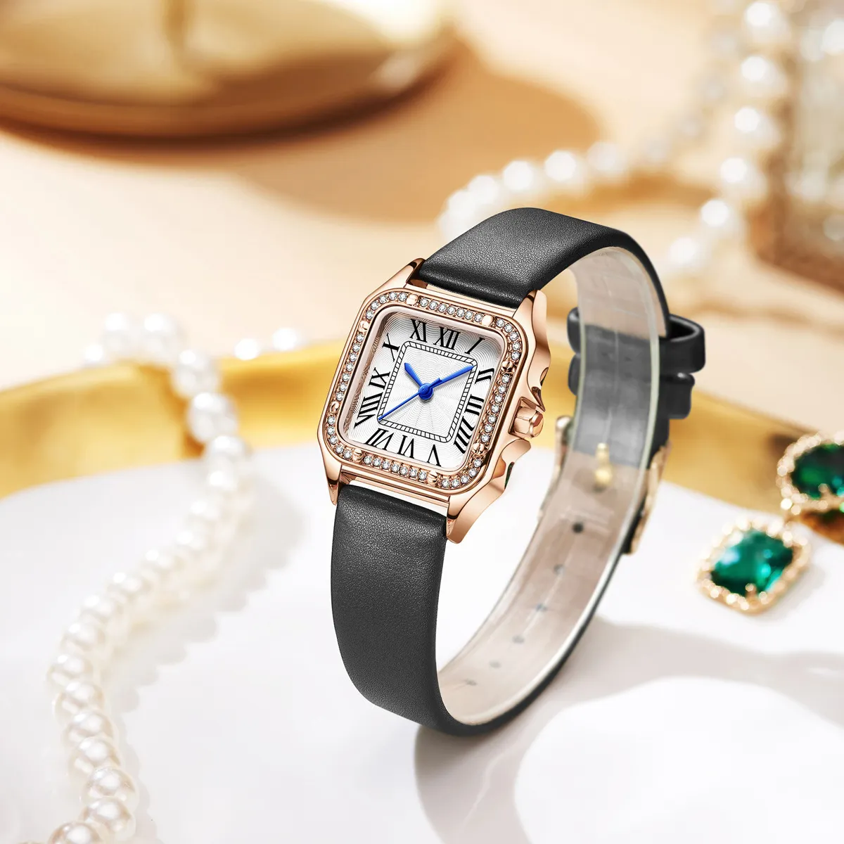 Penjualan terlaris jam tangan wanita tali kulit jam tangan wanita Relojes De Mujer