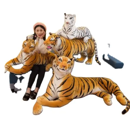 Brinquedo gigante de tigre, 30/40/50/60/75/90/110/120/130/170cm realista, brinquedo de pelúcia, grande, enchido, tigre, selva, siberia, tigre, brinquedo de pelúcia