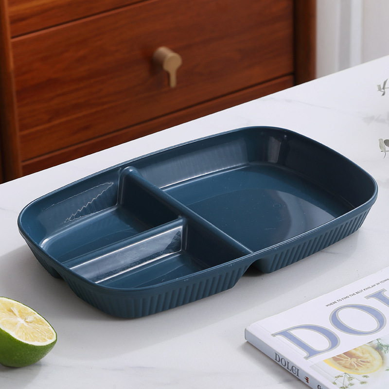 Dark blue plate
