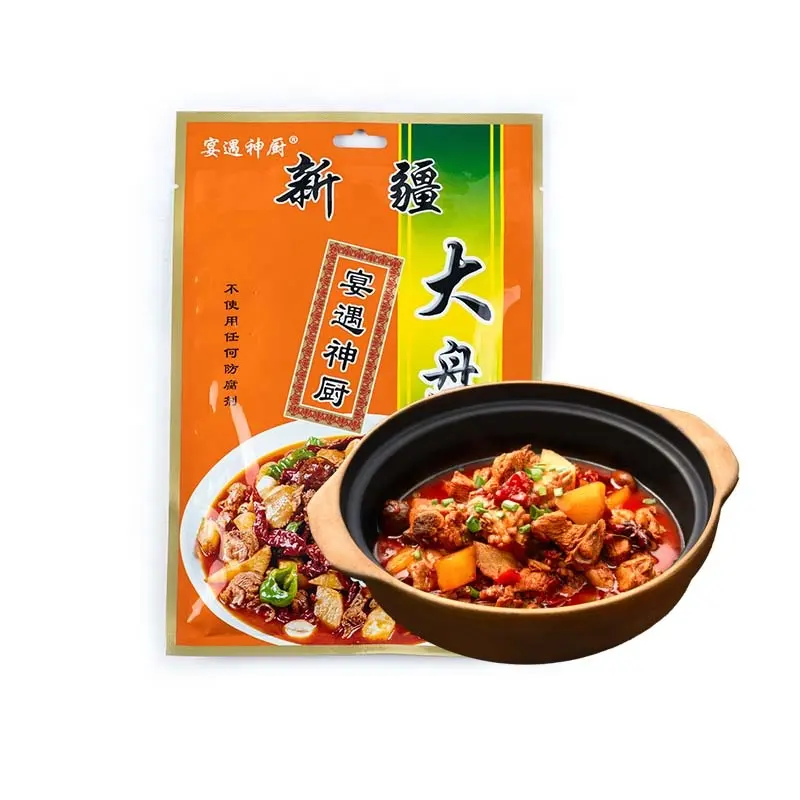 Tianchu Épicé Grande Assiette Poulet Cuisson Assaisonnement Mixte 160 g/sac Qualité Le Plus Populaire Xinjiang Sauce Condiment Épicé