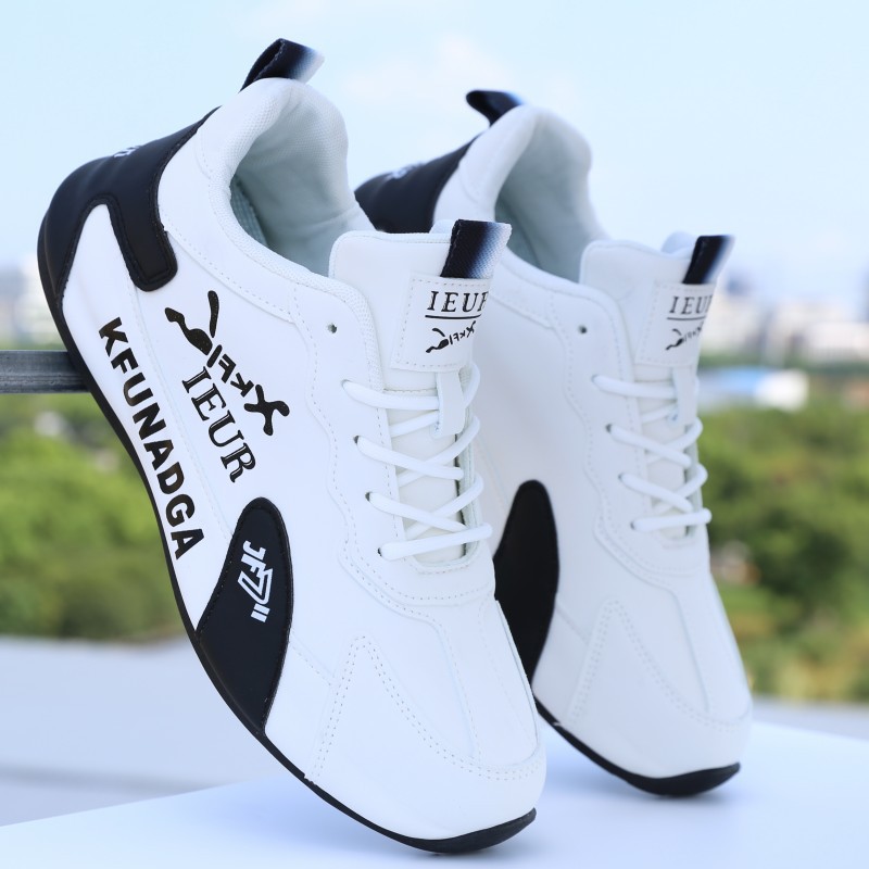 LC-A006-1 Blanc/Noir (Cuir)