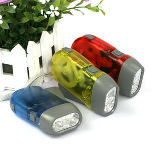3 <strong>LED</strong> Hand Torch Light Hand Pressing Crank Power <strong>Wind</strong> <strong>up</strong> Dynamo Hand Crank Flashlight Camping Pressing <strong>LED</strong> Flashlight - Product Image 2