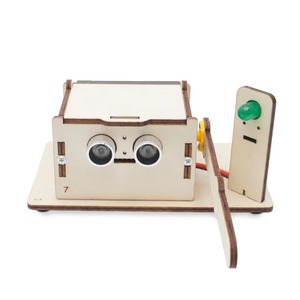 DIY Arduino Kinder Roboter Kit Smart Barrier Gate Stem pädagogische Programmierung intelligentes Lernen Holz spielzeug Robotik für Kinder