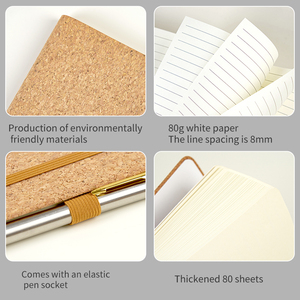 Planner with Buckle Wood Leather Strap <strong>Notebook</strong> Customized Dairy - Product Image 6