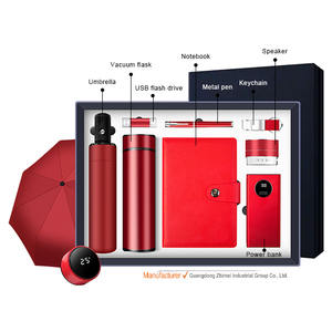 促销商务礼品套装笔记本笔水瓶u盘套装定制促销礼品套装 - Product Image 3