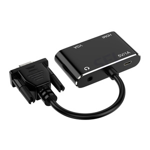 Adaptador VGA HD 1080P con salida VGA 1 en 2 para divisor HDMI para computadoras de escritorio, portátiles, proyector, pantalla de cámara