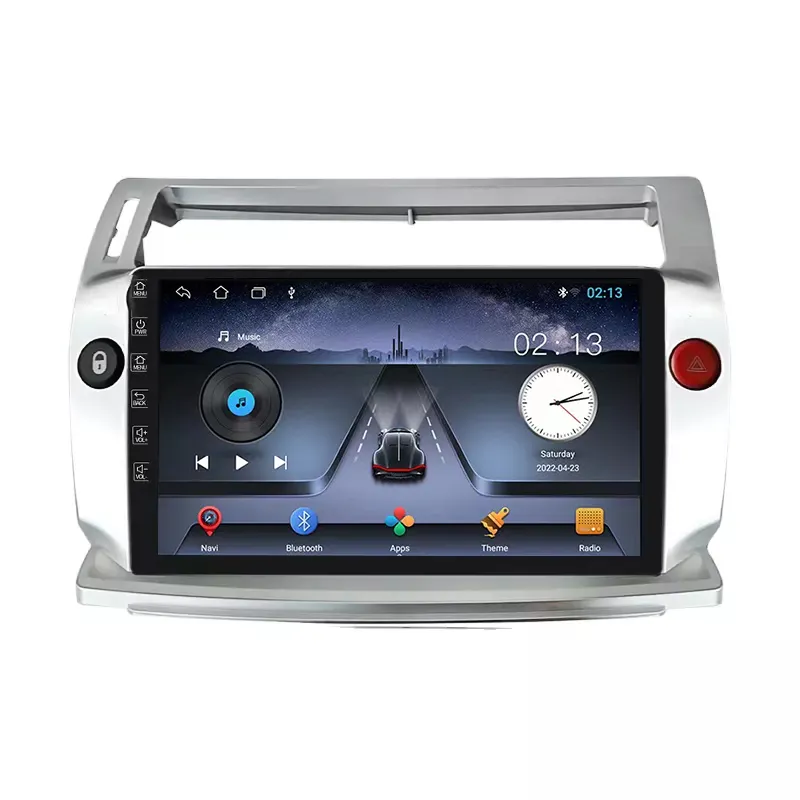 Android10 8 النواة 4 + 64g مشغل أسطوانات للسيارة راديو ستيريو مشغل فيديو لسيتروين C4 2005-2011 WIFI GPS والملاحة 4G BT Carplay