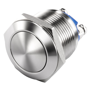 Blocco interruttore a pulsante DPDT e Non blocco antincendio Mini interruttore a pulsante Micro pulsante di alta qualità 2pin 19mm 48VDC - Product Image 2