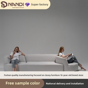 Nandi cennet High-End tasarımcı İtalyan Minimalist modüler koltuk takımı yaratıcı dönen oturma odası için çok fonksiyonlu sünger - Product Image 2