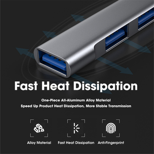 <span class=keywords><strong>USB</strong></span> C HUB 3.0 2.0 Type C 3.1มัลติ4พอร์ตตัวแยก <span class=keywords><strong>Usb</strong></span> C Hub 4พอร์ตสำหรับ Xiaomi Macbook Pro Air Pc คอมพิวเตอร์โน๊ตบุ๊กแล็ปท็อป - Product Image 4