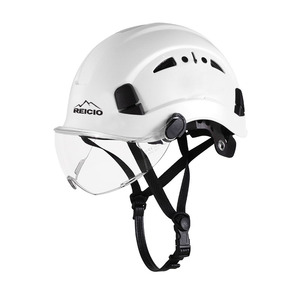 Mũ bảo hiểm ABS có kính bảo hộ Mũ cứng an toàn Mũ bảo vệ có thể điều chỉnh để làm việc ở độ cao Leo núi cứu hộ - Product Image 4