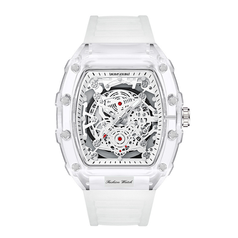 Surface blanche transparente - bande blanche