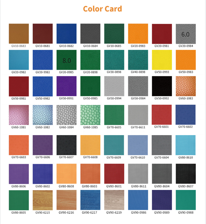 Plusieurs options de couleur