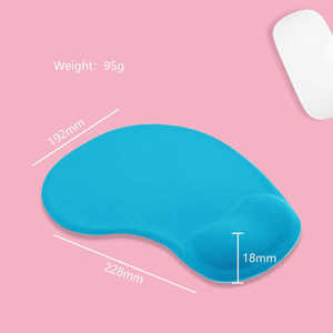 Werbe geschenk Benutzer definierte LOGO Print Mauspad Blau und Weiß <span class=keywords><strong>Custom</strong></span> ized Blank Gummi Mauspad Pad Maus Con Resalto