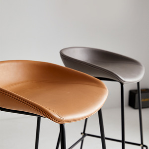 Quán Rượu Phân barstools sắt khung nghệ thuật nhà bếp truy cập Phân ăn sáng thanh ghế cao cấp chất lượng da thanh phân - Product Image 4