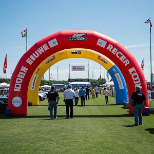 Ngoài trời Tùy Chỉnh đua thể thao vòm bơm hơi quảng cáo không khí bắt đầu kết thúc sự kiện vòm bơm hơi cho triển lãm khuyến mãi - Product Image 4