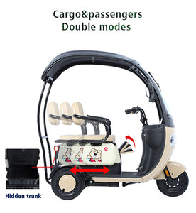 2025 New điện ba bánh với Mở thiết kế cơ thể bán hàng trực tiếp từ Trung Quốc nhà máy hai chỗ ngồi cho người lớn sản phẩm phổ biến - Product Image 5