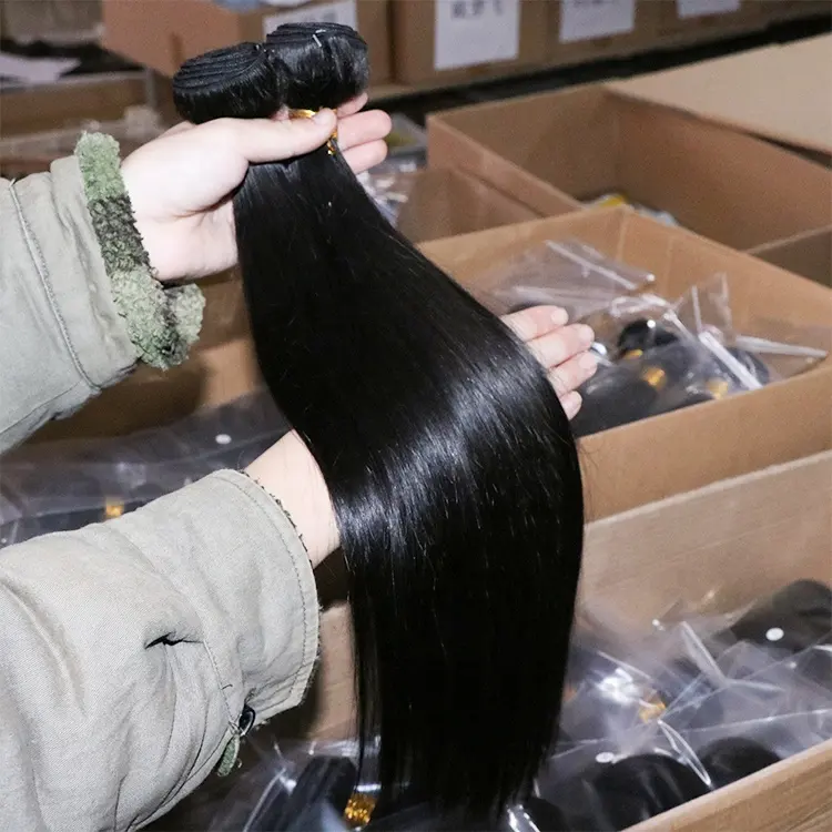 Nertsen Cambodjaanse Virgin Hair Vendors Groothandel Ruwe Cuticula Uitgelijnd Hair Weave Onverwerkte 100 Human Ruwe Cambodjaanse Haar