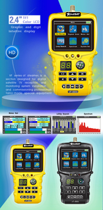 Uydu alıcısı için VF-8900 Sat bulucu DVB S2/DVB S çanak TV Satfinder uydu sinyal bulucu  döngü arama spektrumu - Product Image 5