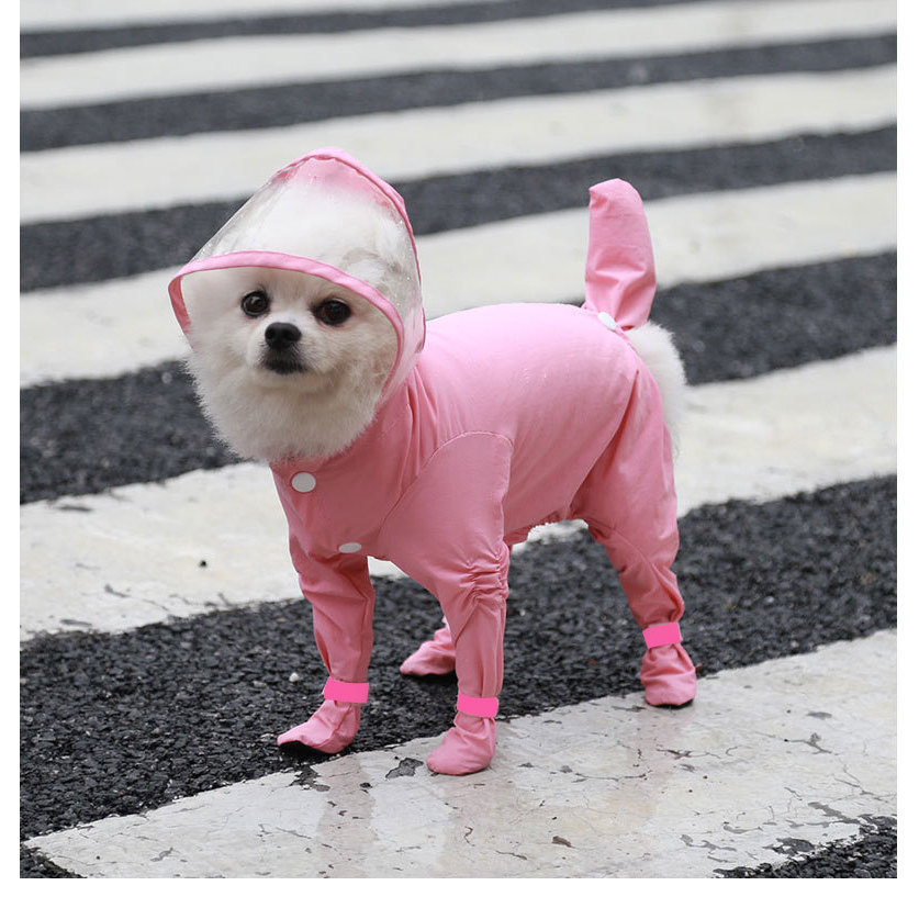 Chubasquero rosa
