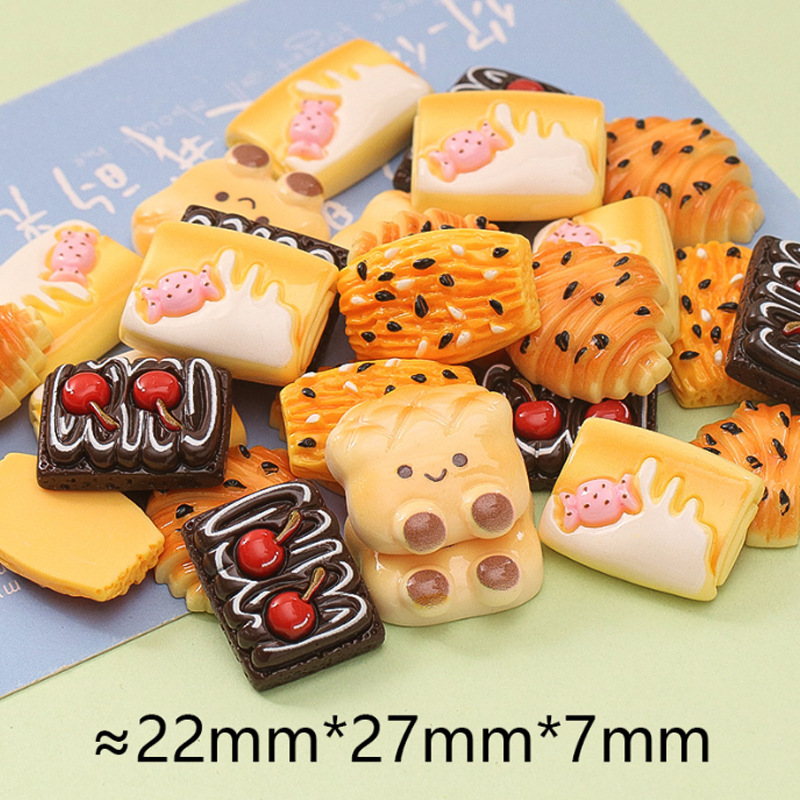 Série de biscuits au chocolat cerise mélangés, cheveux aléatoires