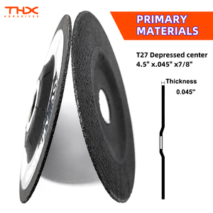 T42แผ่นเจียรบางเฉียบ115มม. สำหรับเหล็ก5 "แผ่นเจียร22.2มม. A30ตัดแผ่นดิสก์125x1.0x22 23 - Product Image 2