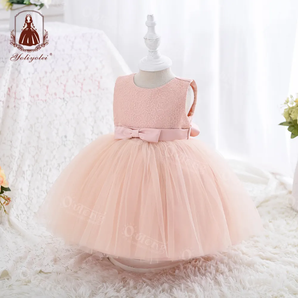 Мы ответим вам в самый быстрый с О-образным вырезом красивые розовые блестки младенцев праздничное бальное платье, детские костюмы для девочек вечерние платья на заказ для девочек От 0 до 2 лет