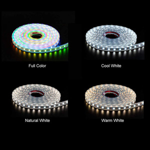 Top10 Lieferanten unterstützung Adressierbar 5M Pixel 4 In1 5V Programmier bar Rgbcw LED Streifen Sk6812 Rgbw Rgbww LED-Streifen - Product Image 5