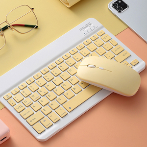Combo de ratón y teclado inalámbrico BT para Apple Teclado iPad Xiaomi Samsung Tablet Teclado inalámbrico para Android IOS Windows - Product Image 3